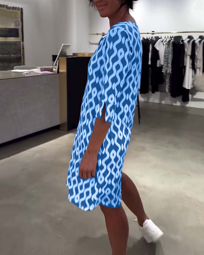 Ainara - Bedrucktes Kleid