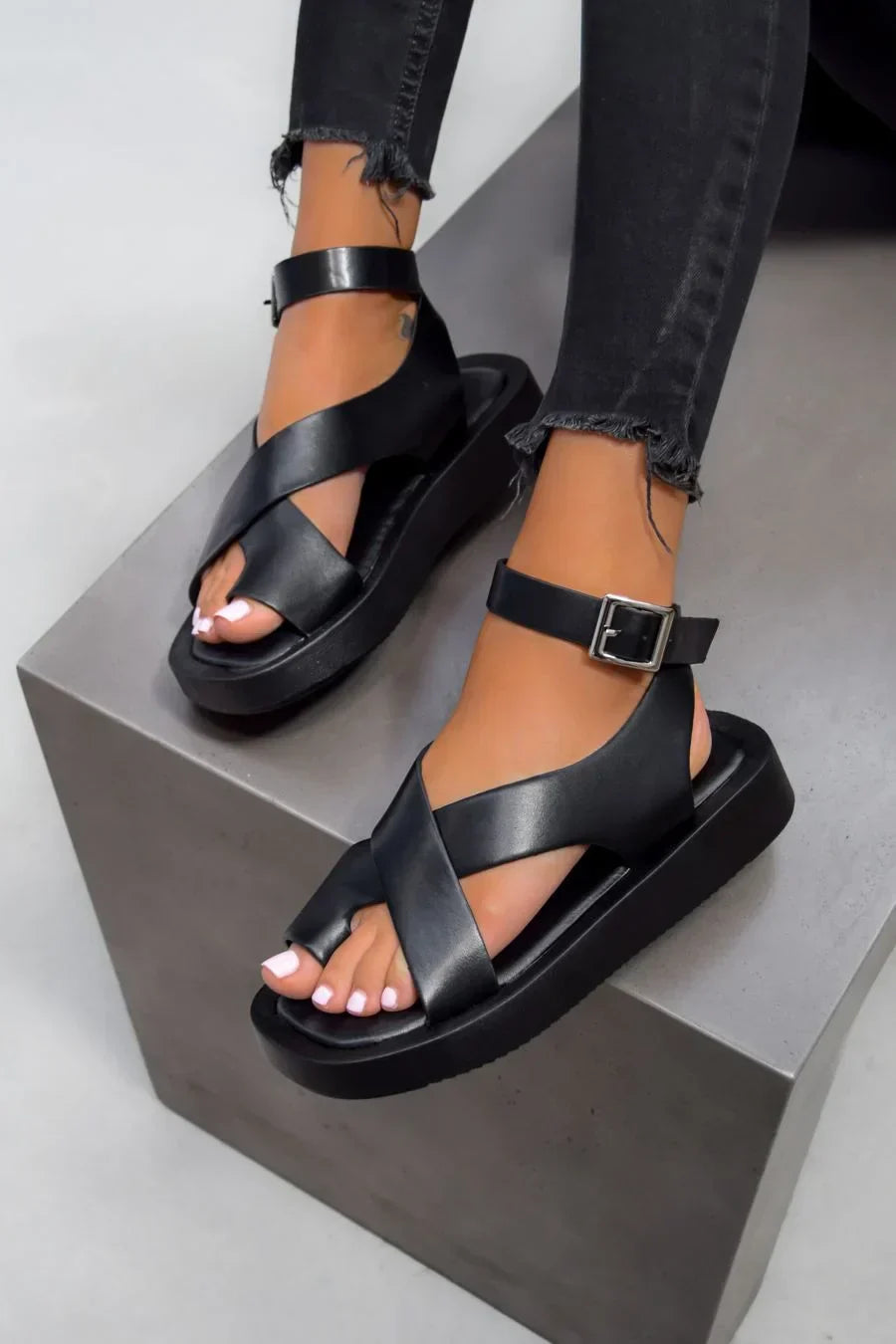 Afrozeh - Dicke Gladiatoren Sandalen