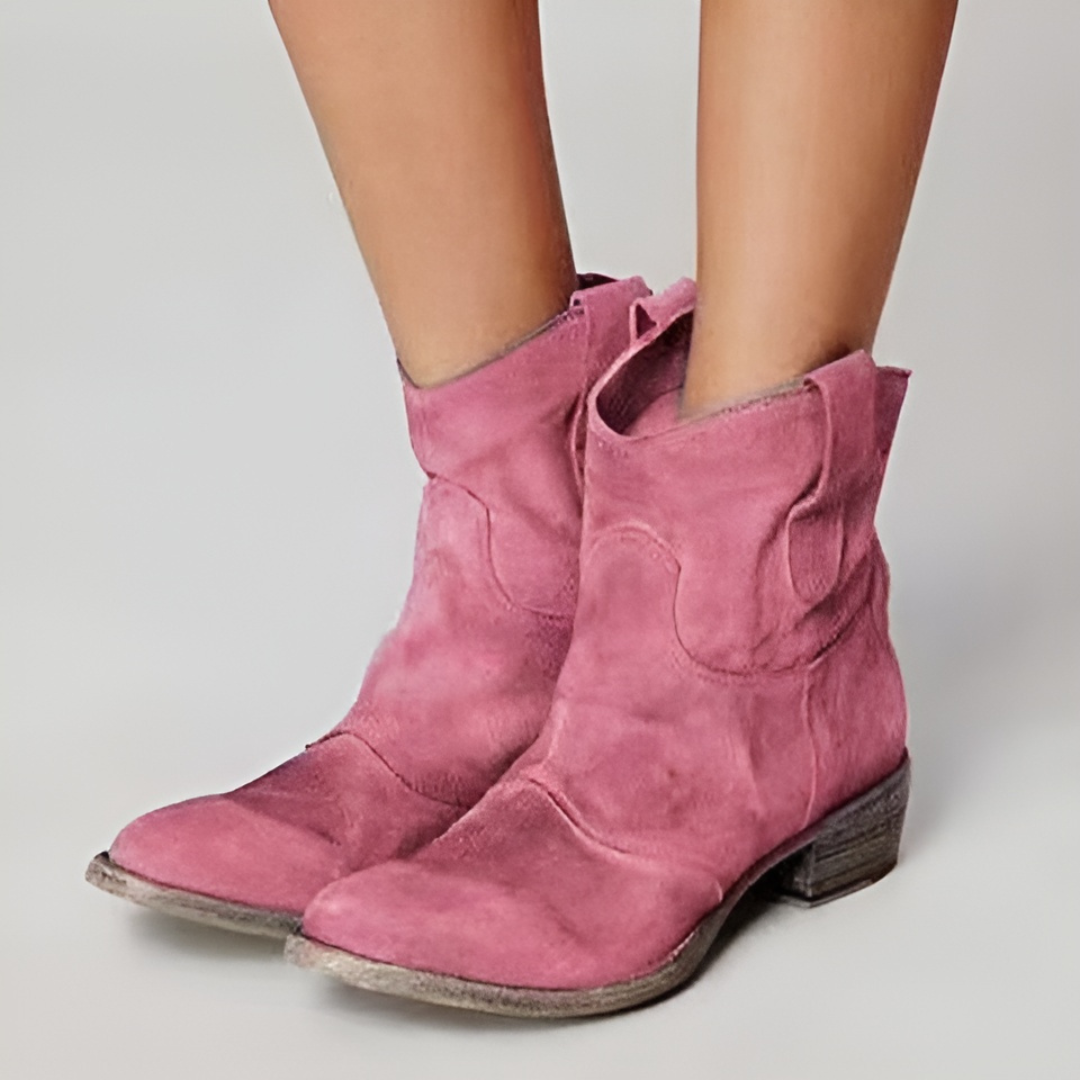Carlotta – Leder-Stiefeletten