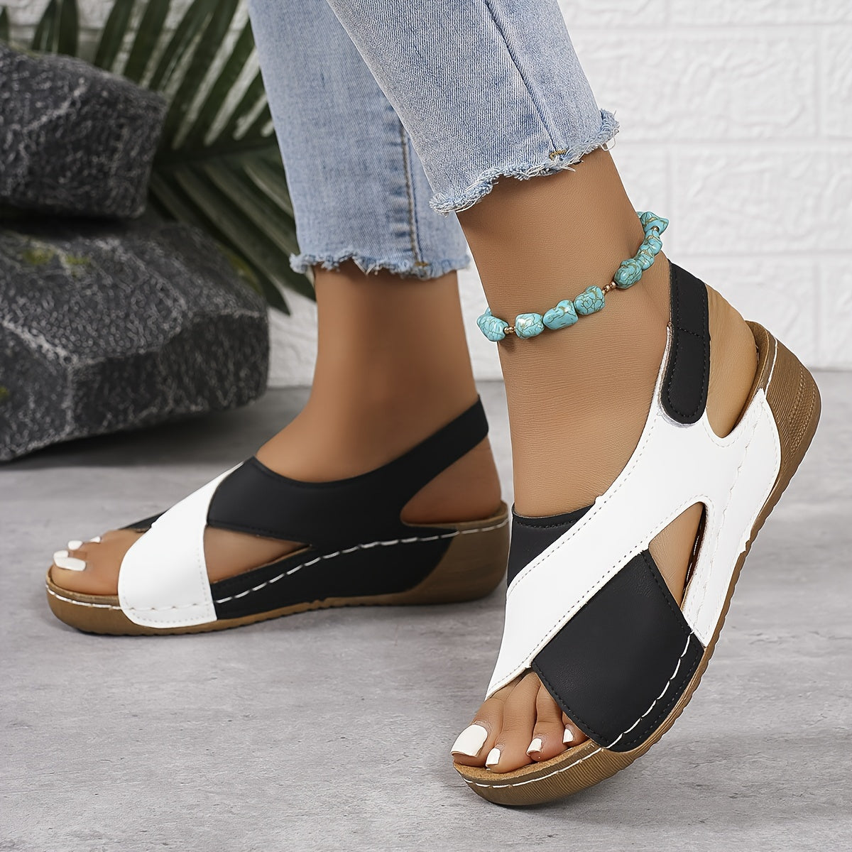 Elina - Orthopädische Sandalen aus veganem Leder