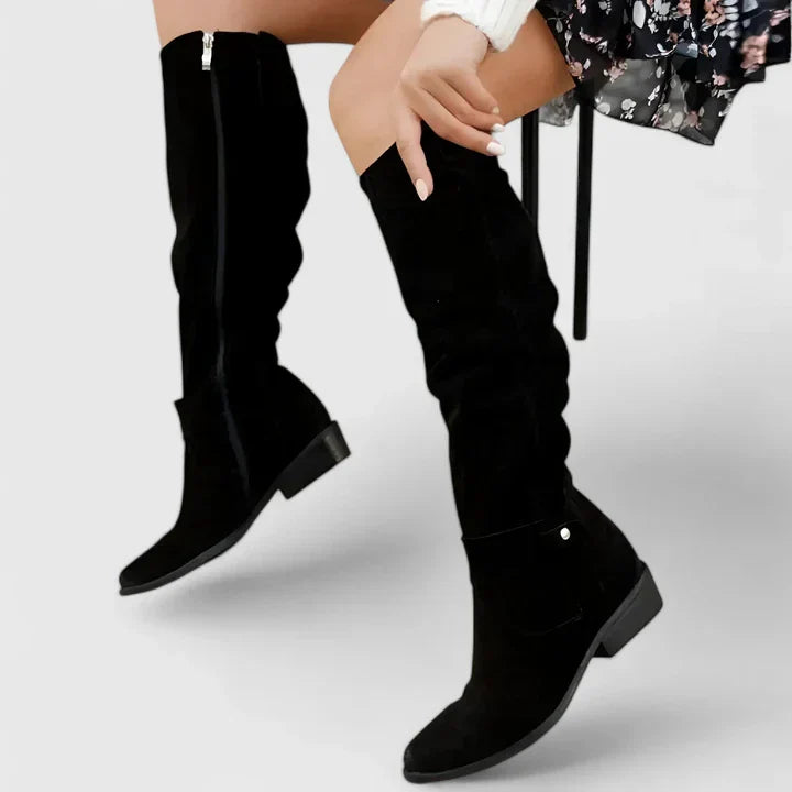 QUINN | Knielange Stiefel