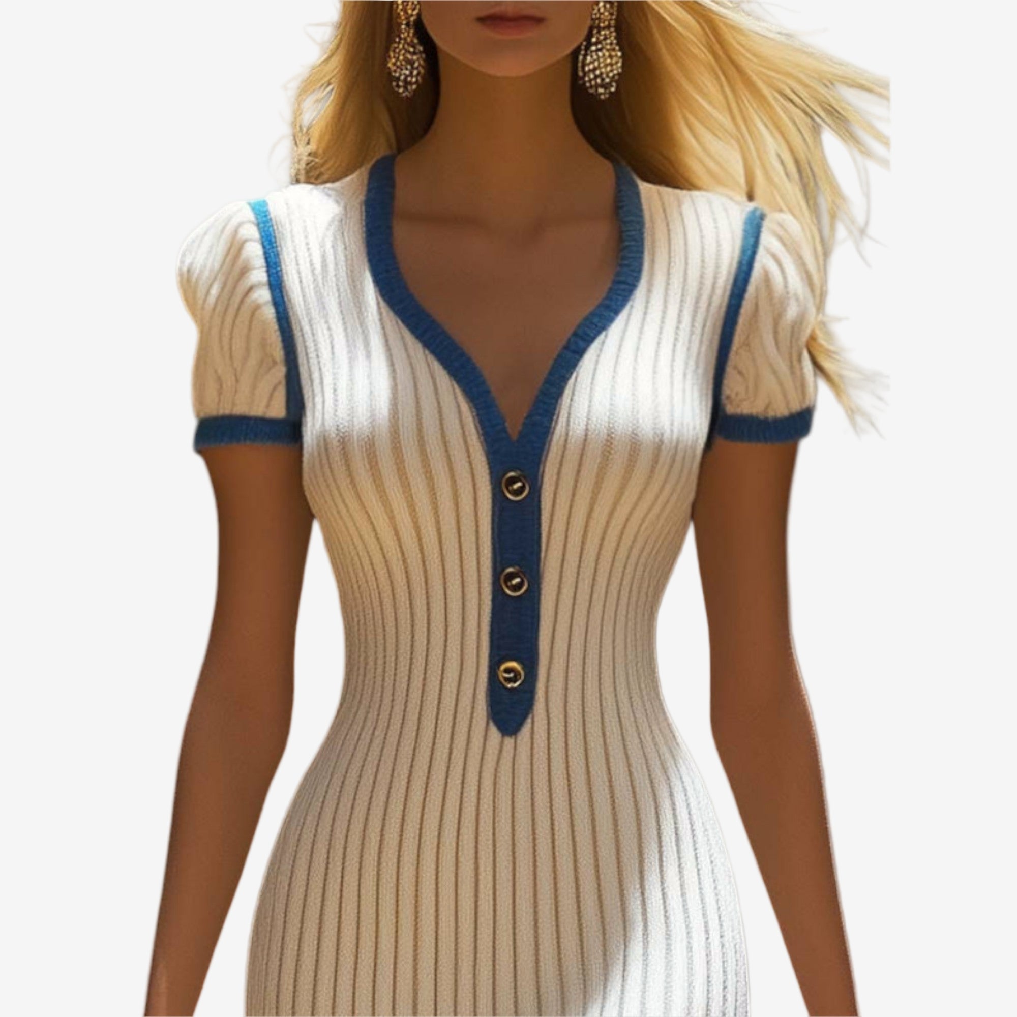 Élara - Midi mit Kontrastdetails