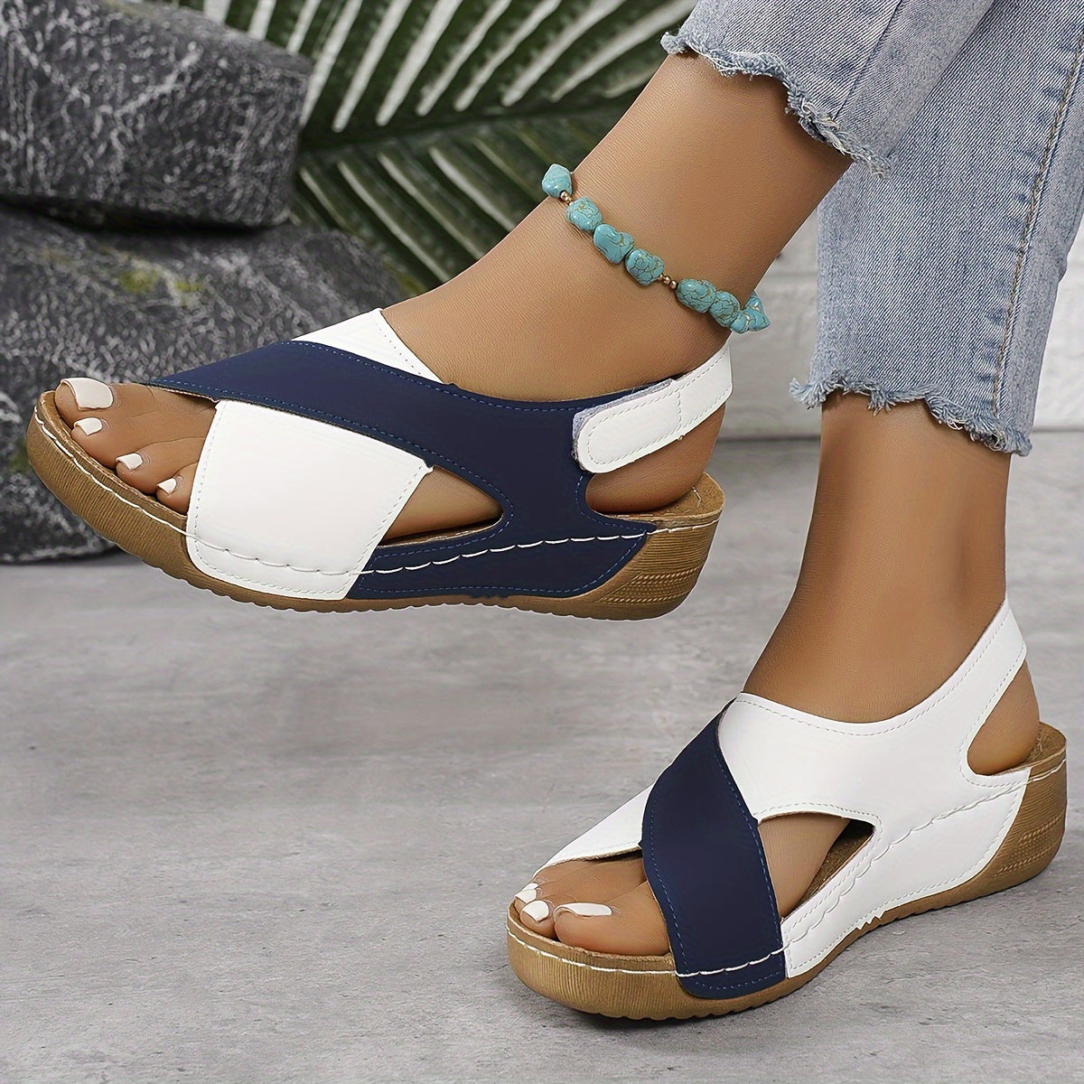 Elina - Orthopädische Sandalen aus veganem Leder