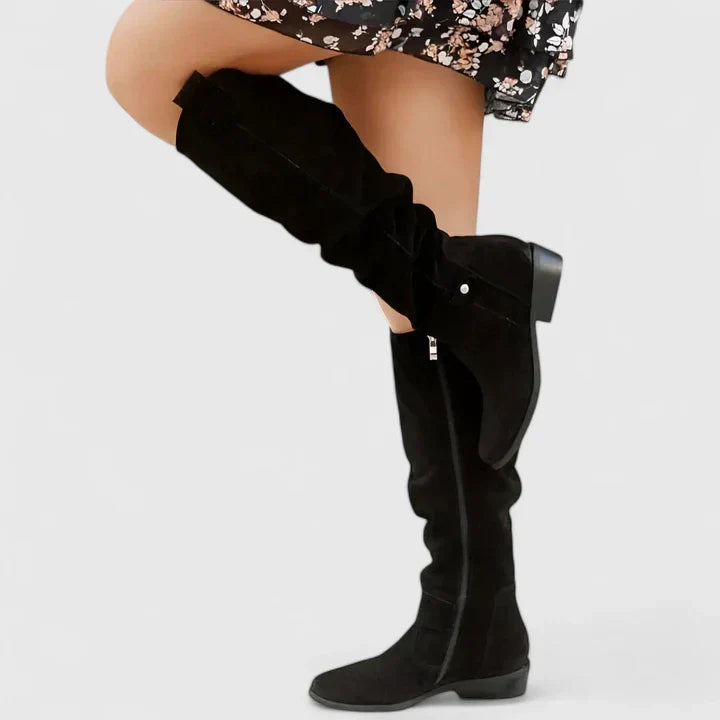 QUINN | Knielange Stiefel