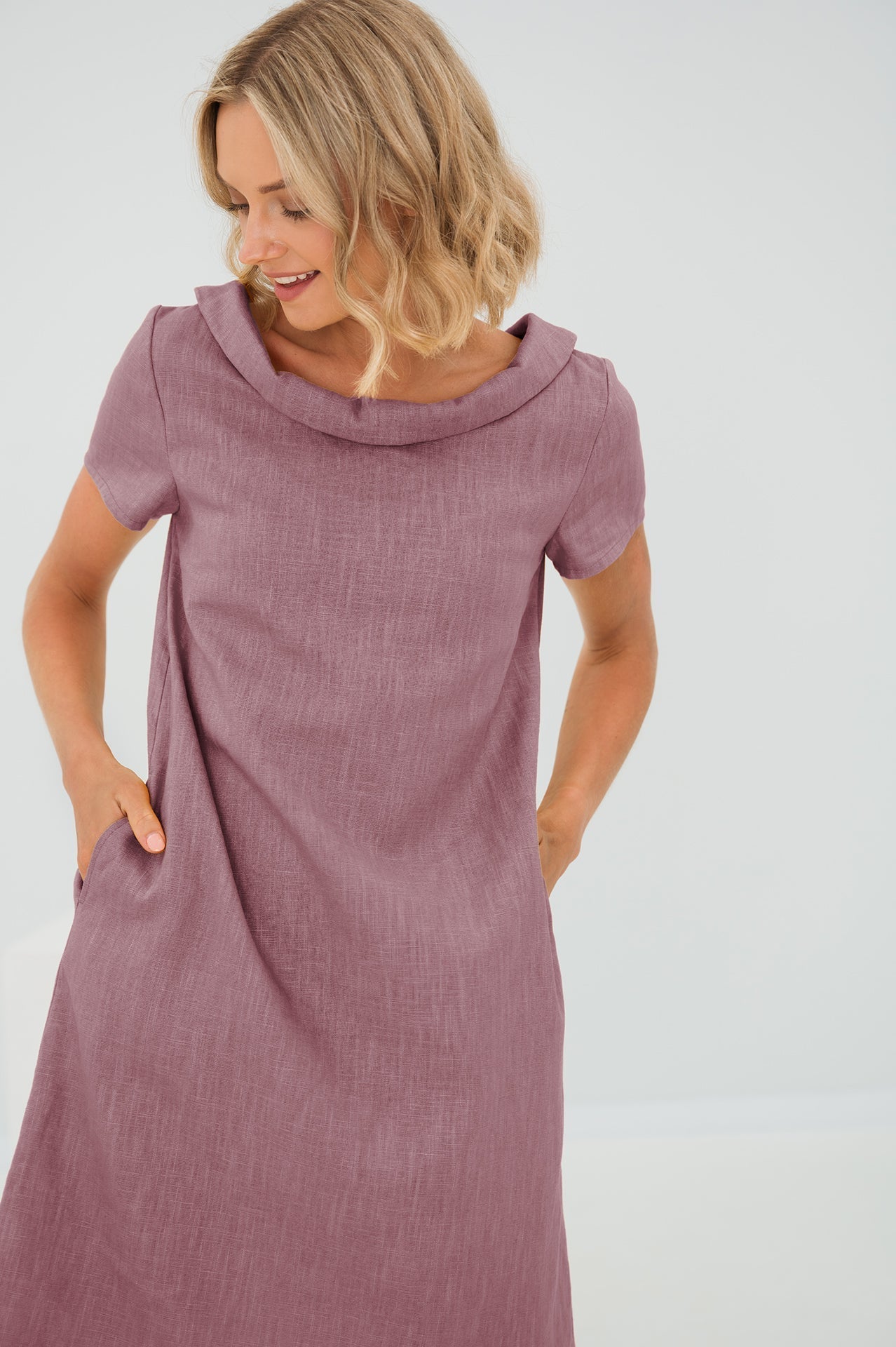 ANIKA - Schlichtes Leinenkleid