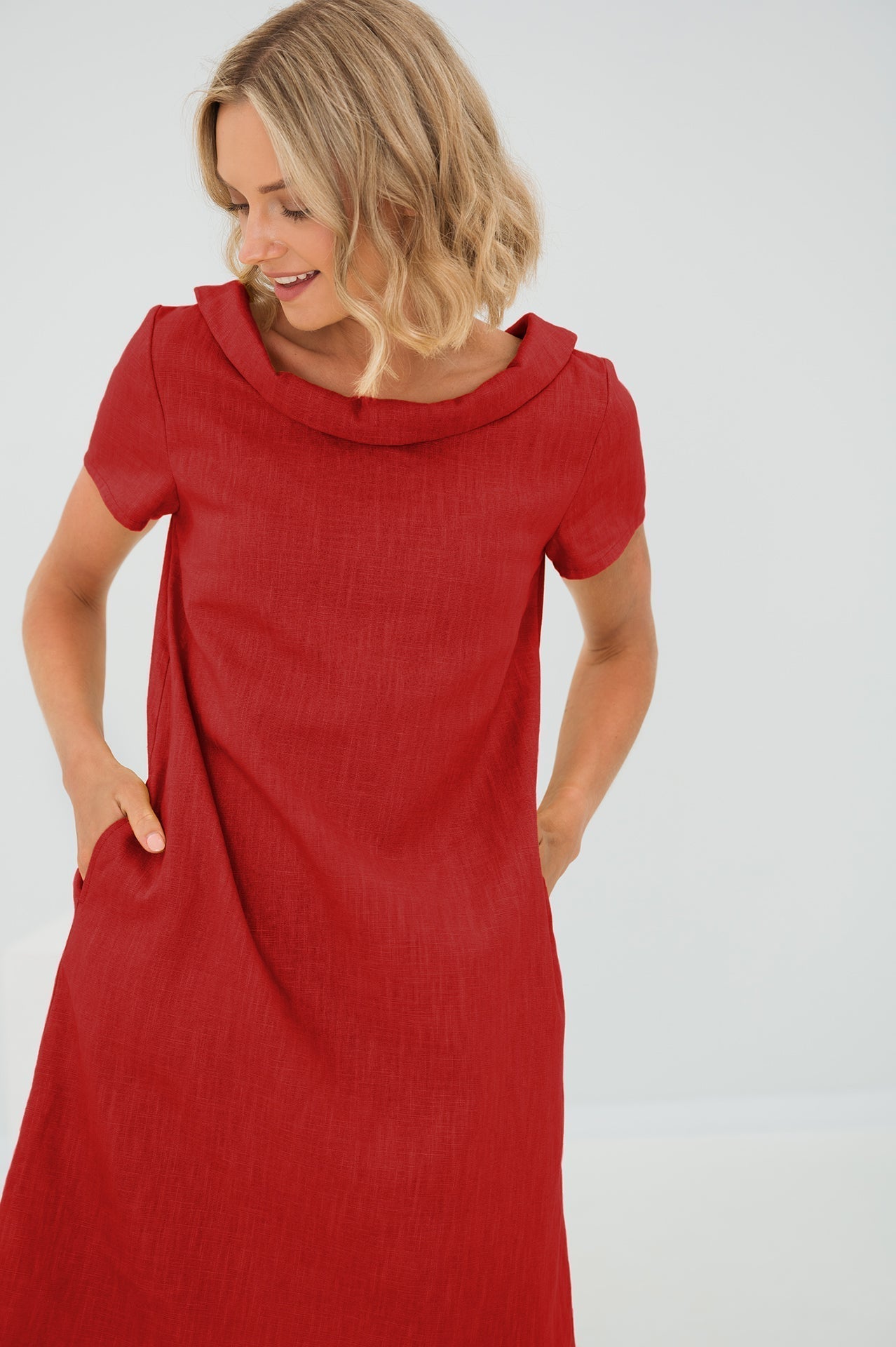 ANIKA - Schlichtes Leinenkleid