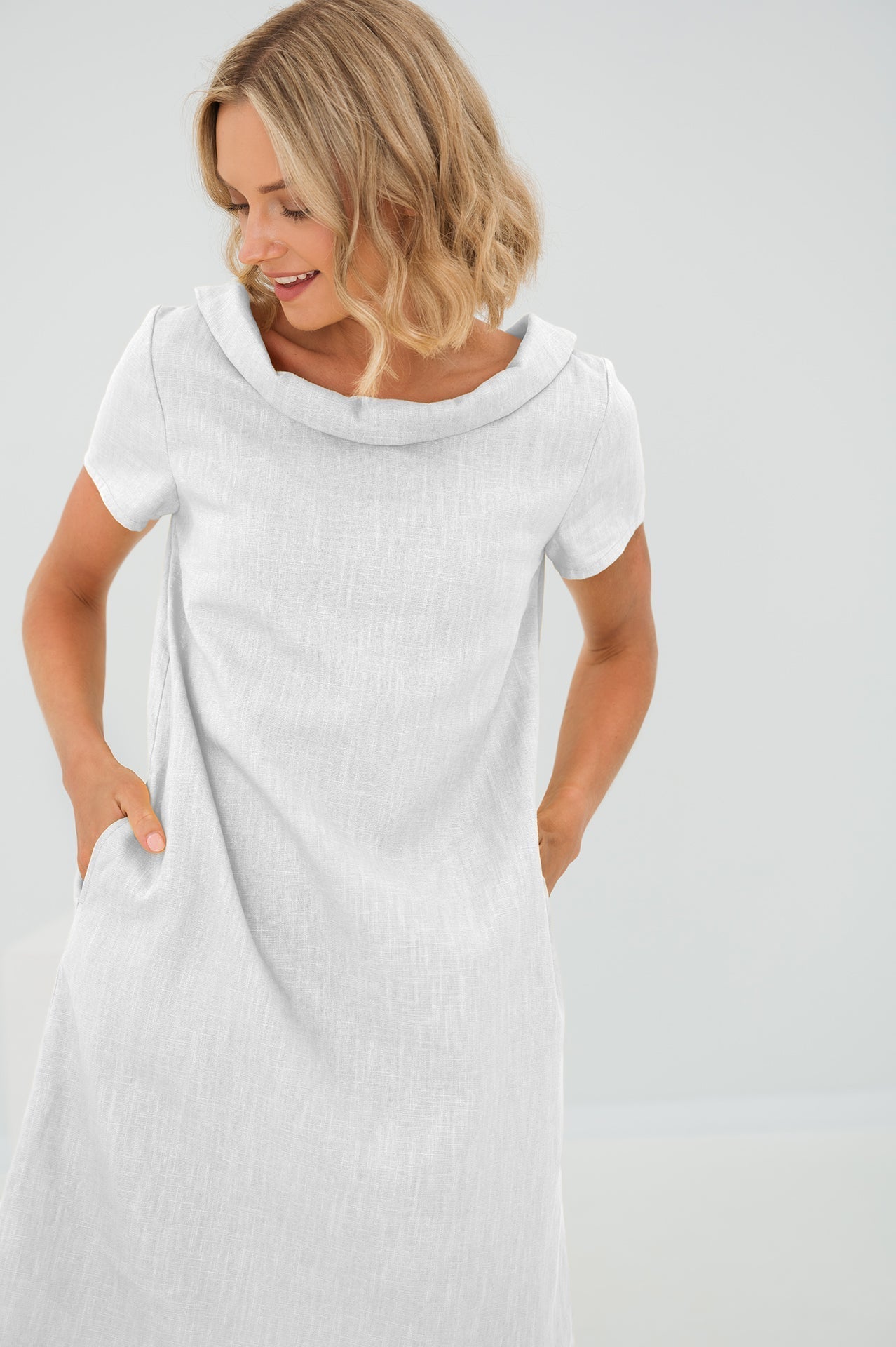 ANIKA - Schlichtes Leinenkleid