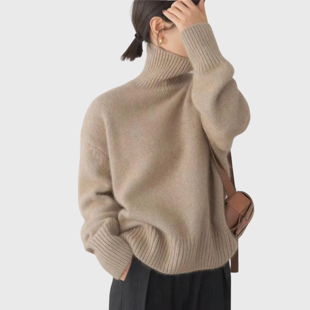 Isabella | Hoher Kragen Pullover