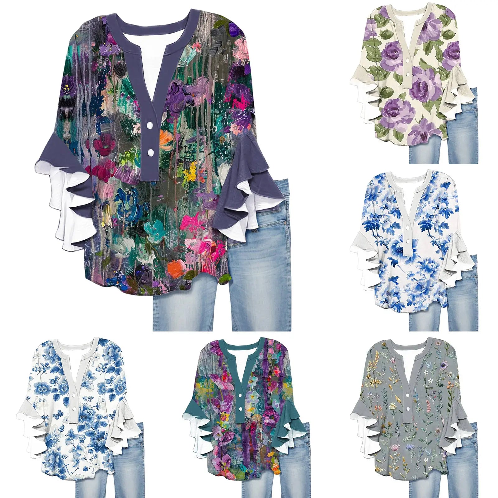 EVELINA - Leichte Tagesbluse