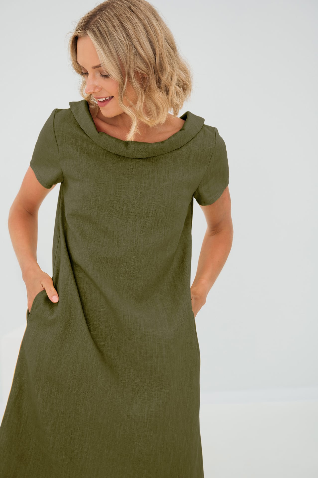 ANIKA - Schlichtes Leinenkleid