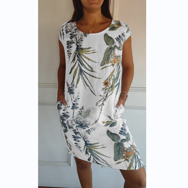 CHARLOTTE - Kleid mit botanischem Print