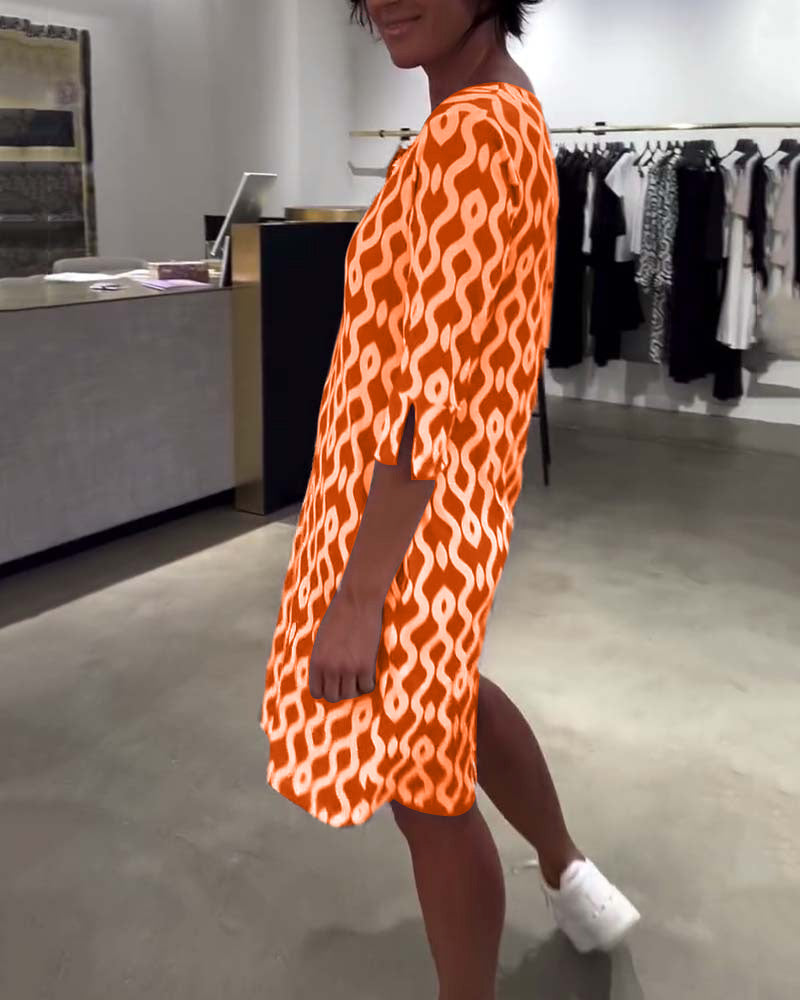 Ainara - Bedrucktes Kleid