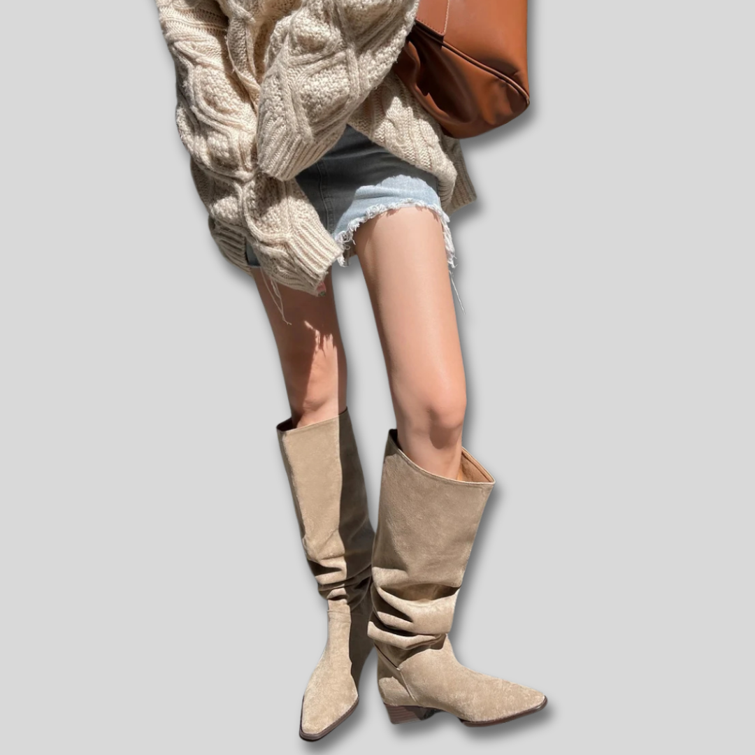 Laszlina - Elegante Kniehohe Stiefel