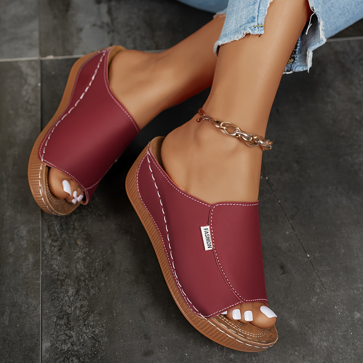 LIANA - Orthocomfort Sandale mit 6 cm Komfortsohle