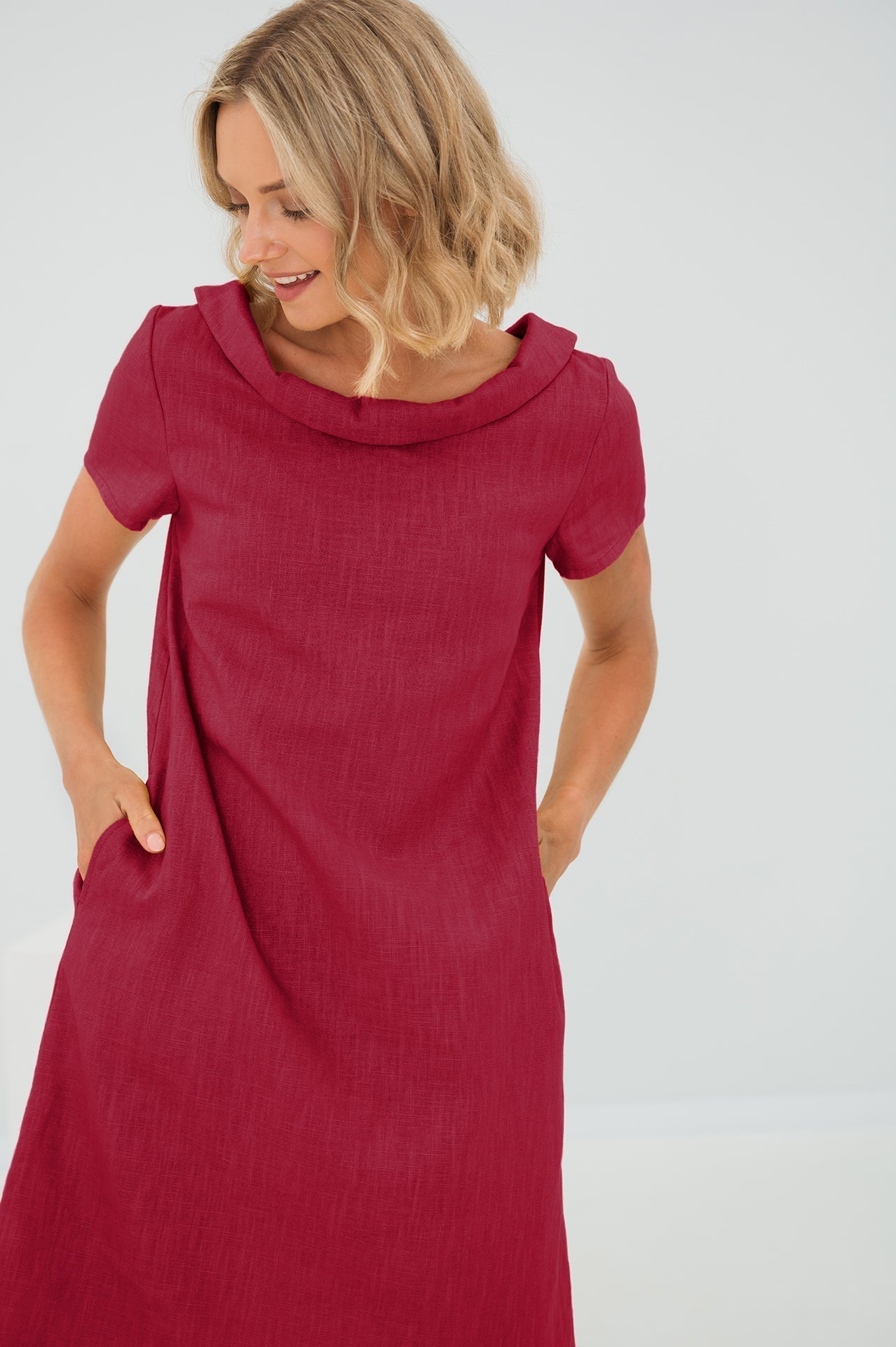 ANIKA - Schlichtes Leinenkleid