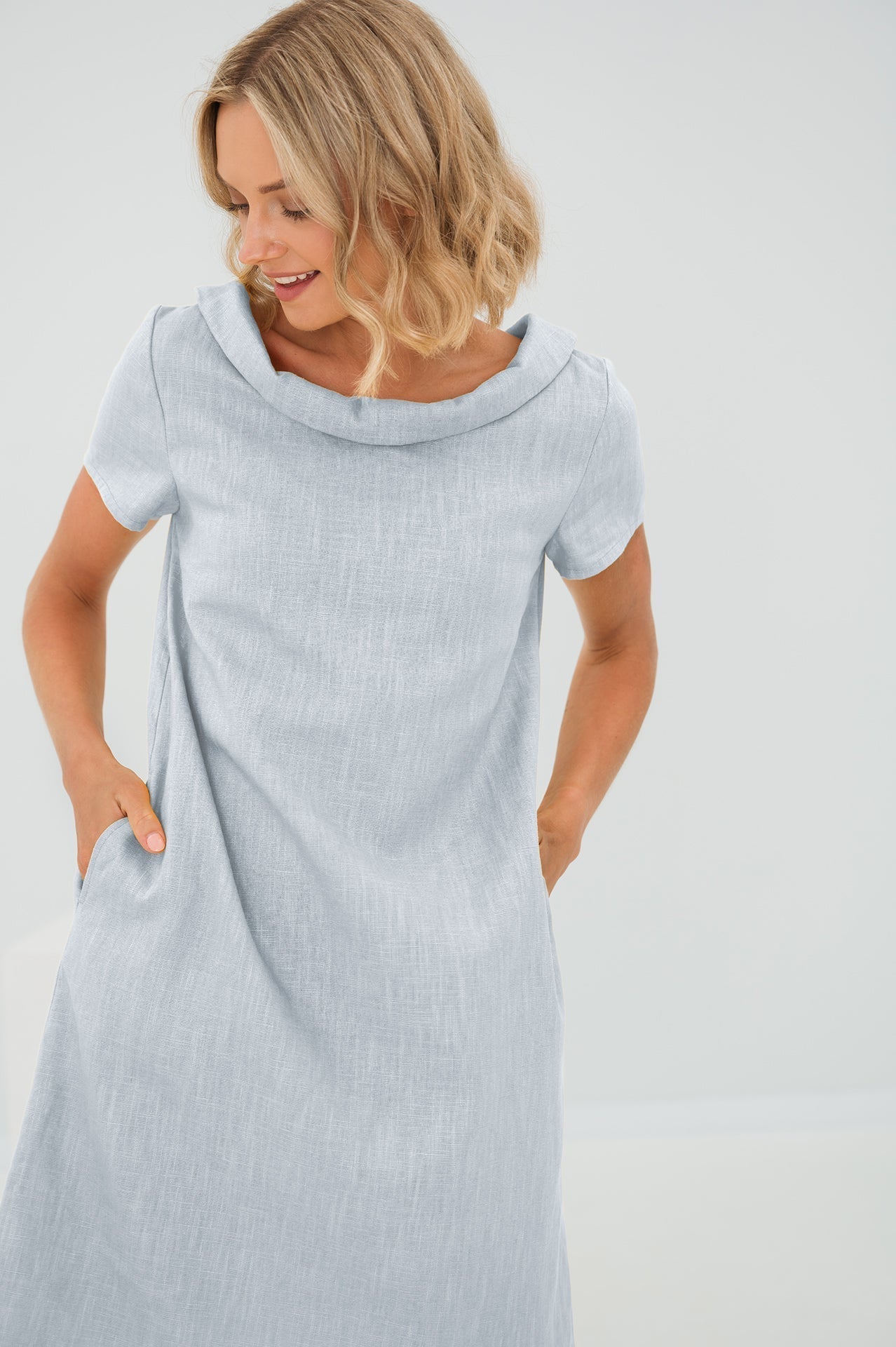 ANIKA - Schlichtes Leinenkleid