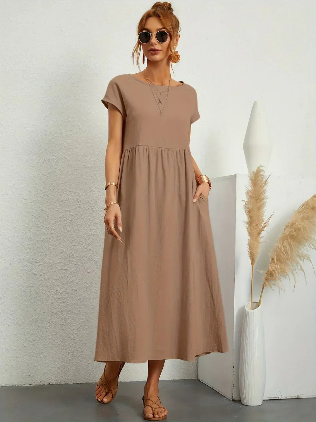 Cintia – Lässiges Midi Kleid