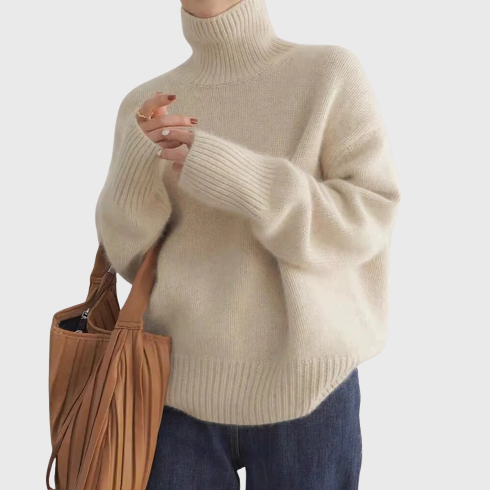 Isabella | Hoher Kragen Pullover