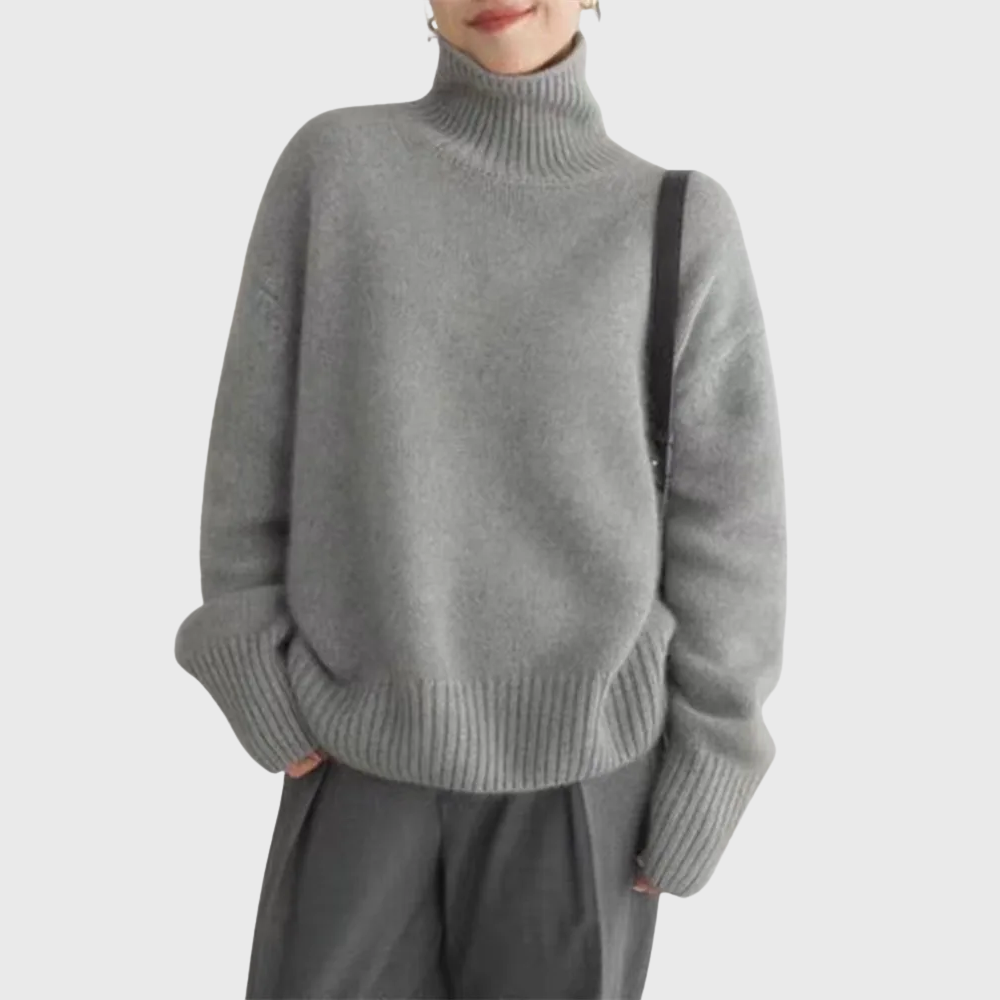 Isabella | Hoher Kragen Pullover