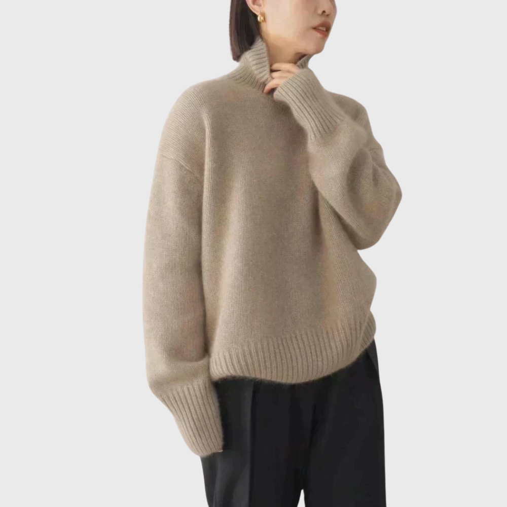 Isabella | Hoher Kragen Pullover