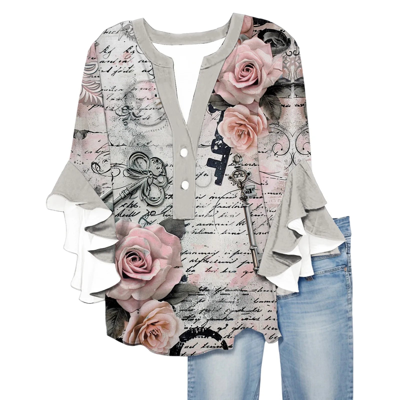 ALESSIA - Leichte Tagesbluse