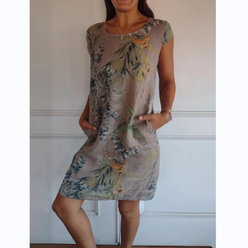 CHARLOTTE - Kleid mit botanischem Print