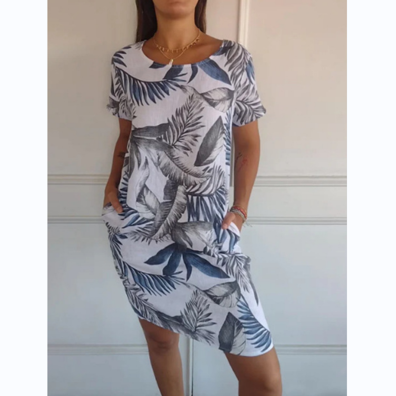 CHARLOTTE - Kleid mit botanischem Print